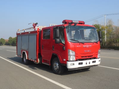 國(guó)六五十鈴3.5噸水罐消防車