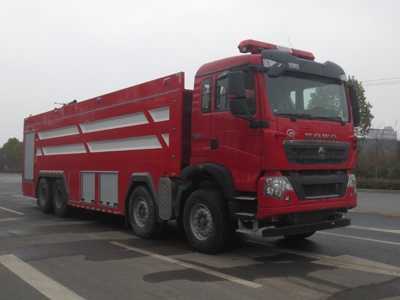 國(guó)六豪沃24噸泡沫消防車(chē)