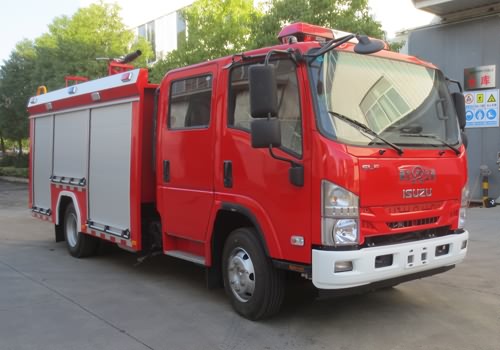國(guó)六五十鈴4噸泡沫消防車(chē)